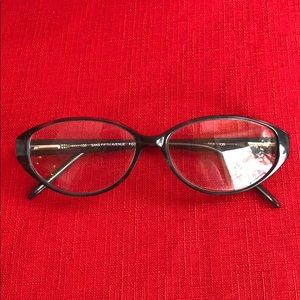 Saks Fifth Avenue glasses frame oval